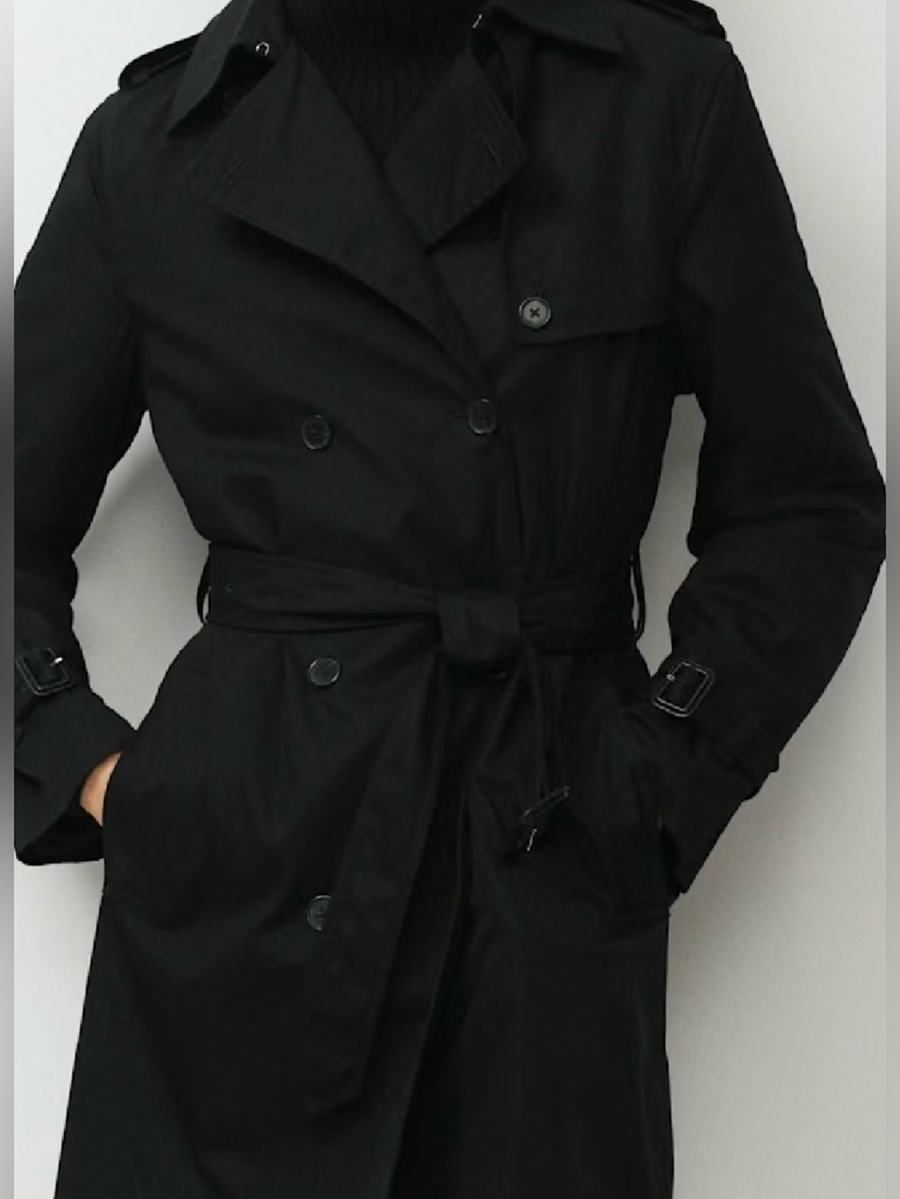 Aritzia City Twill Trench Coat New
